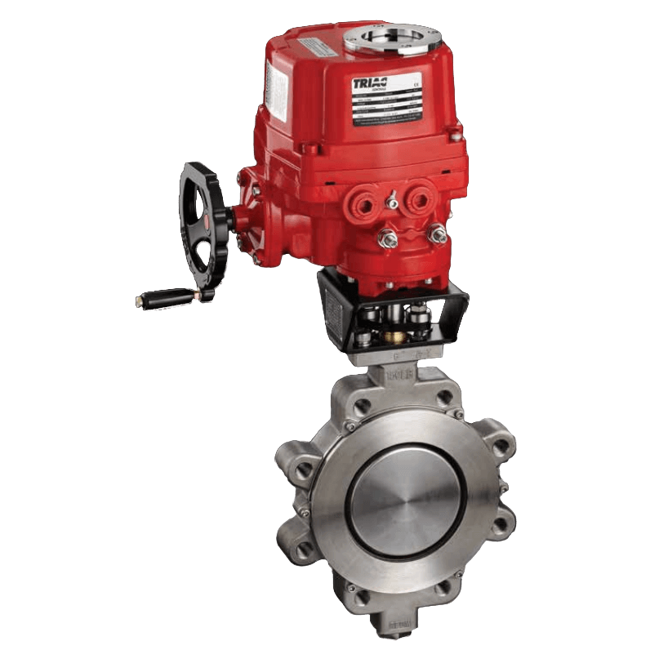 A-T Controls Manual Butterfly Valve, Power-Seal High Performance